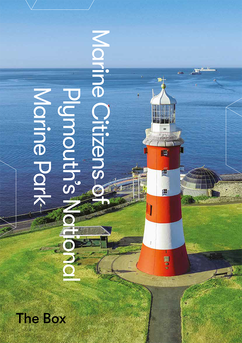 Marine Citizens of Plymouth's National Marine Park (pdf) and image of a striped red and white lighthouse on a green hill with the sea in the background